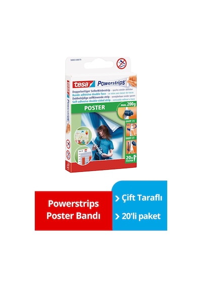 Tesa Powerstrips Poster Bandı