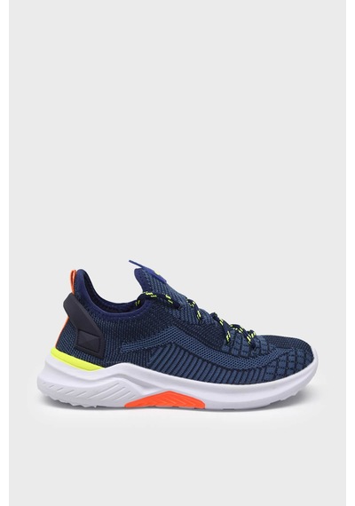 Pepino P-1428 Indıgo Unısex Çocuk Örgülü Bağlı Sneaker Indigo