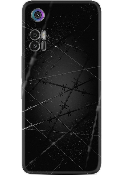 Tcl 30 Plus Kılıf Silikon Desen Dikenli Tel 1779