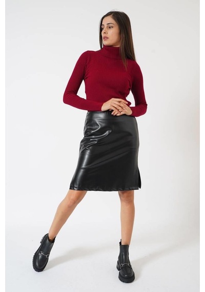 Ckm Moda Skylar Yüksek Kalite Balıkçı Body Kırmızı