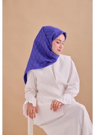 Silk Home Twill İpek Eşarp 11479-14 Saks, Mor
