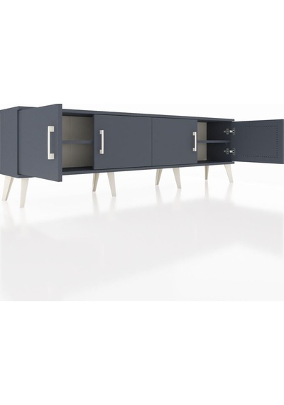 Arges Tv Ünitesi 2 Raflı 4 Kapaklı 176x30x51 Antrasit-antrasit/antrasit Antrasıt/antrasıt Arges Tv Ünitesi 2 Raflı 4 Kapaklı 176x30x51 Antrasit-antrasit/antrasit Antrasıt/antrasıt