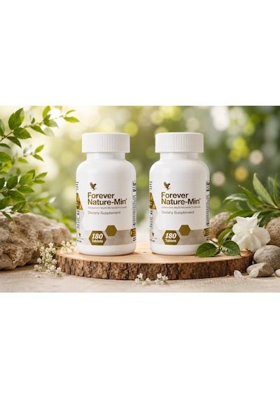 Forever Nature-Min Multi Mineral İçeren Takviye Edici Gıda 2 x 180 Tablet