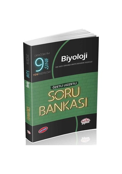 9.Sınıf Biyoloji S.B Özetli Lezzetli - Editör Yayınevi