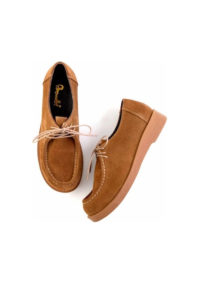 Bambi Toprak Hakiki Deri Kadın Loafer Ayakkabı K01032162002 Toprak