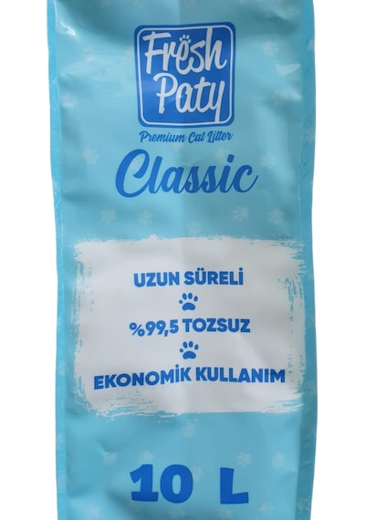 Fresh Paty Classic Aktif Karbonlu Bentonit Kedi Kumu 2 x 10 L