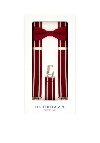 U.S. Polo Assn. Erkek Çocuk Bordo Pantolon Askısı 50313417-VR014