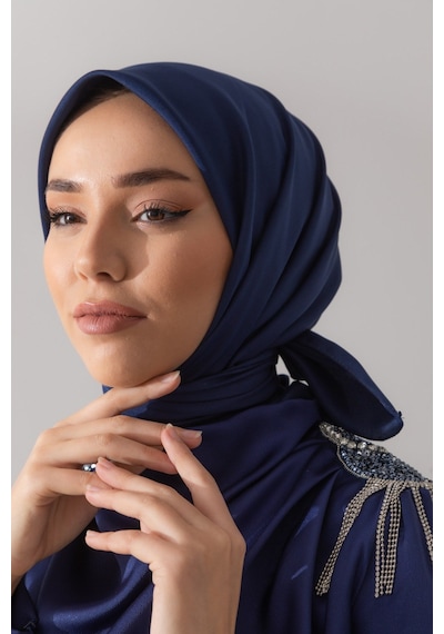 Silk Home Twill Eşarp 11343-73 Lacivert