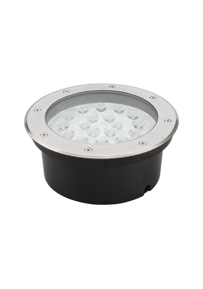 Sıva Altı Led Armatür Dekoratif Işık Show Gösteri Yol Aydınlatma Açık Alan Enerji Tasarruflu Yuvarlak Zemin Doğal Beyaz 4000k A-1404 18w 220v Doğal Beyaz