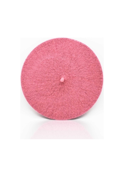 Külah Kadın Ressam Beresi Pembe Fransız Şapka - Standart Pembe