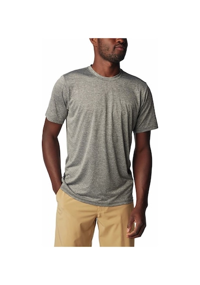 Columbia Hike Crew Short Sleeve Shirt Erkek Gri Tişört Ao1419-011 001