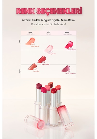 Clio Crystal Glam Balm 02 Honey Apricot 02