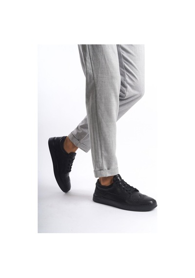Mubiano Hakiki Deri Erkek Spor Ayakkabı & Sneaker Siyah -mbkryt015-s Siyah