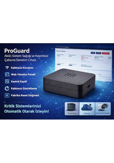 Proguard Akıllı Sistem Sağlığı Ve Kesintisiz Çalışma Denetim Modülü