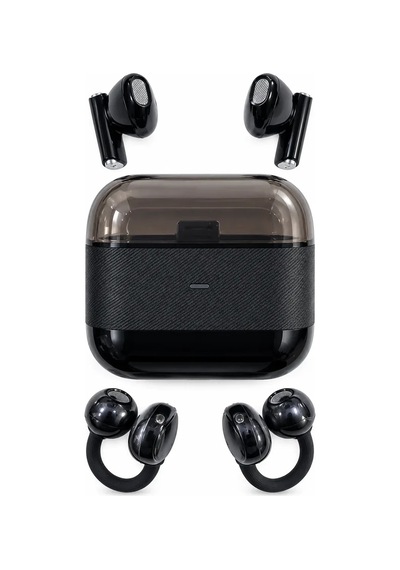 4 Kulaklıklı 2 Si 1 Arada Kablosuz Bluetooth Kulaklık Klipsli Kulak İçi Siyah ..
