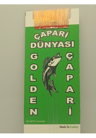 Golden 50 İğneli İstavrit Kösteği 12 No Beyaz İğne -0,10 Mm -0,12 Mm Köstek Turuncu