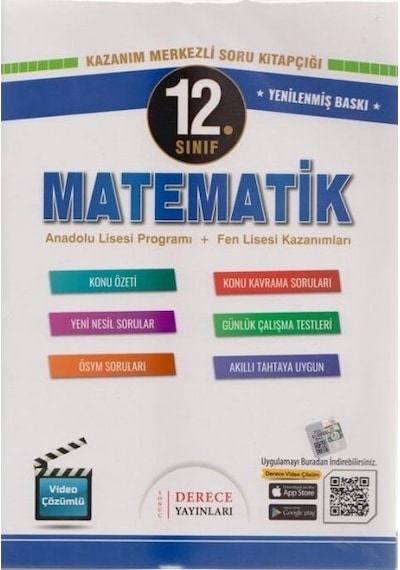 Sonuç Derece Yayınları 12. Sınıf Matematik Fasikülleri