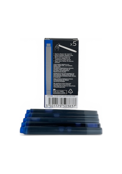 Parker Dolma Kalem Kartuşu Quink Yıkanabilir Mavi 50 Li Paket 1950383