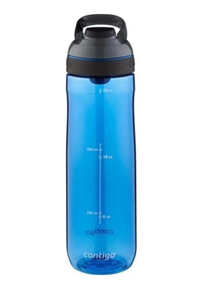 Contigo Cortland Tek El Bas İç Kapaklı Su Matarası 720ml - Mavi