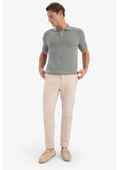 DeFacto Tailored Fit Normal Kesim Düz Paça Her Yöne Esneyen Yazlık Kumaş Pantolon -  C7508AX25SPBG755