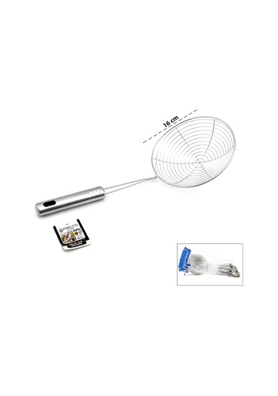 River World Paslanmaz Çelik Metal Kevgir 16 Cm Çok Renkli