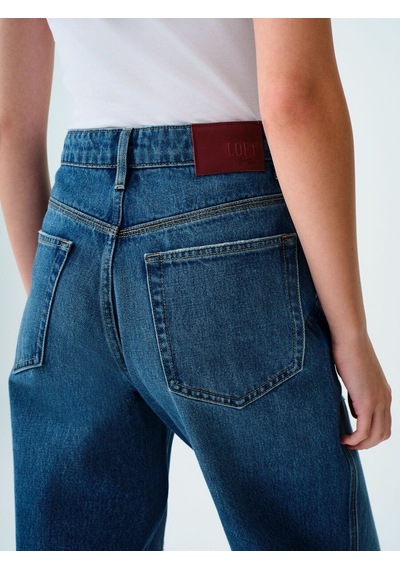LOFT Wide Leg Regular Fit Kadın Pantolon Lf2037508 Q1.v1 Denim