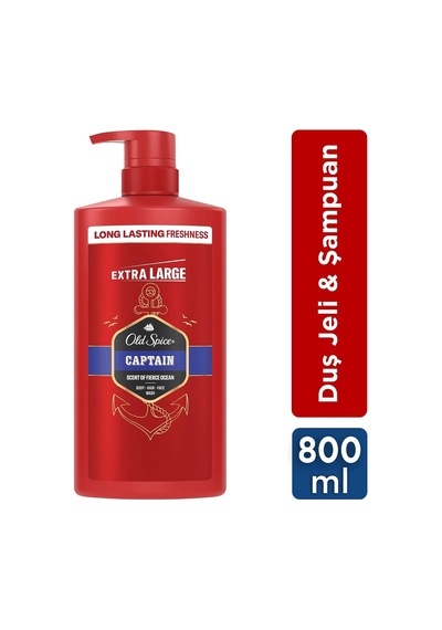 Captain 3 Ü 1 Arada Duş Jeli 800 Mililitre Diğer