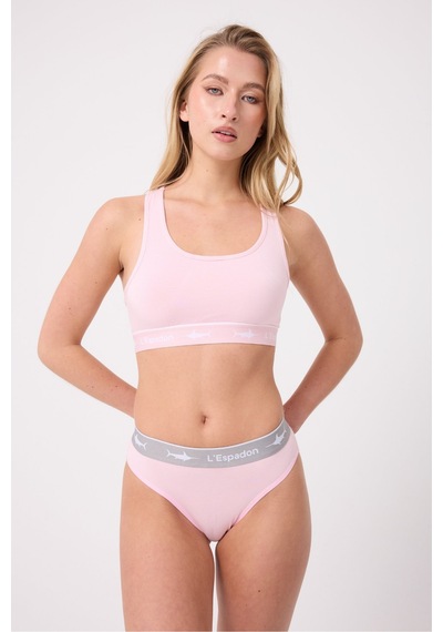 Racer Crop Top Racer Back Crop Top-3'li Avantaj Paketi-3406 Pembe