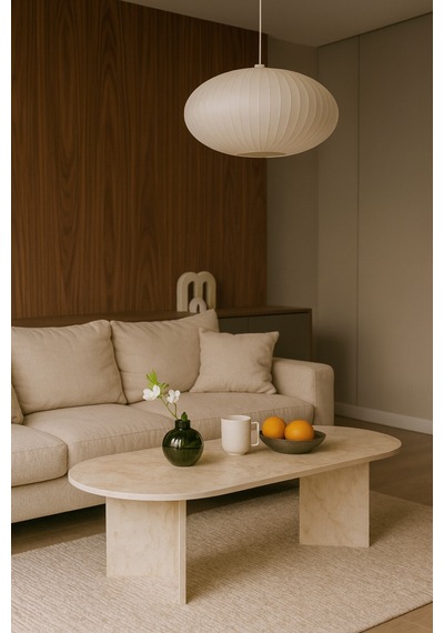 Sahra Model Modern Orta Sehpa 90x45x45 Cm Traverten