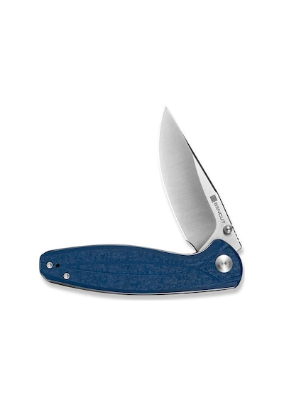 Sencut Vyrce Blue Shredded G10 Handle Satin Finished D2 Blade Çakı Mavi