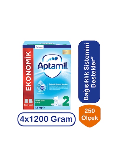 Aptamil 2 Devam Sütü 1200 G 4 Adet