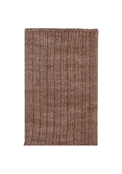 Ozzy Socks Kışlık Kadın Yünlü Kahverengi Renk Uyku Çorabı Soft Touch Kahverengi
