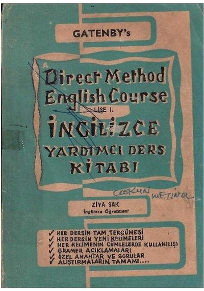 Direct Method English Course Lise 1 - İngilizce Yardımcı Ders Kitabı