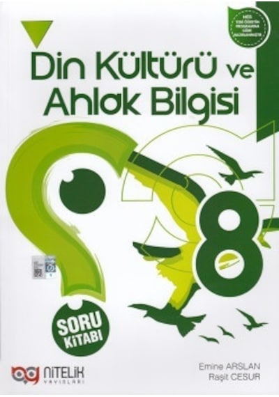 8. Sınıf Din Kültürü ve Ahlak Bilgisi Soru Kitabı - Emine Arslan - Nitelik Yayınları