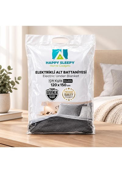 Elektrikli Battaniye Çift Kişilik 120x150 Cm Çok Renkli