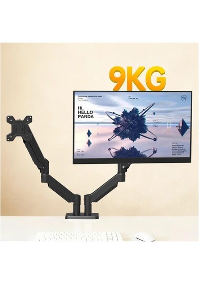 M252d Gazlı Yaylı Çift Monitör Kolu 13-32 İnç Vesa 75x75/100x100