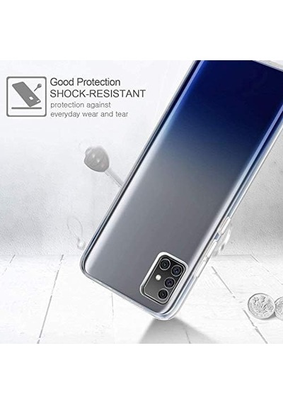 M31s Kılıf Crystal Clear 1. Sınıf Şeffaf Silikon 50 x 22