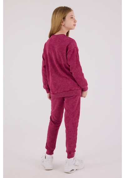 Rolypoly Kız Çocuk Bordo Eşofman Takımı Bordo