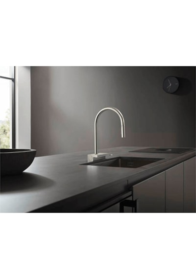 Hansgrohe Aquno Select M81 Tek Kollu Eviye Bataryası Satin Siyah