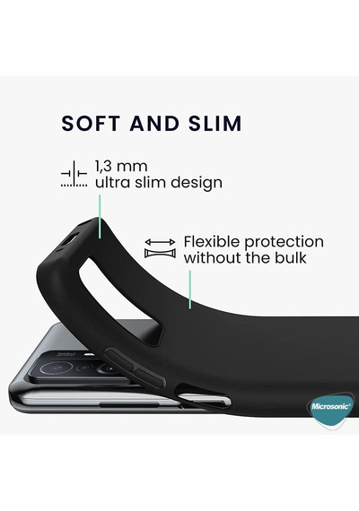 Matte Silicone Xiaomi Mi 11t İçin Kılıf Mavi Mi 11t İle Uyumlu Kılıf - Mavi
