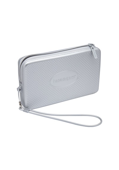 Havaianas Mini Bag Plus Cool Metalik Gümüş Plaj Çantası Gri