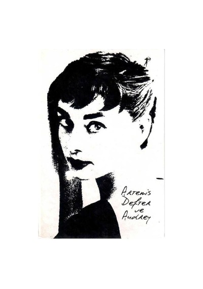 Ajanda Defter Ve Audrey - Boş Çizgisiz Ciltli - Defter