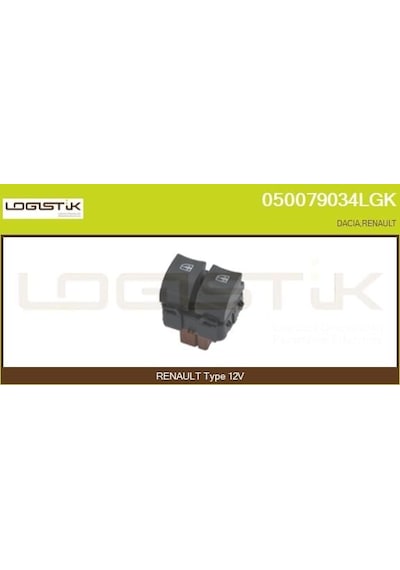 Cam Açma Düğmesi - Dacia Duster, Sandero, Lodgy - Proswıtch-pra700952