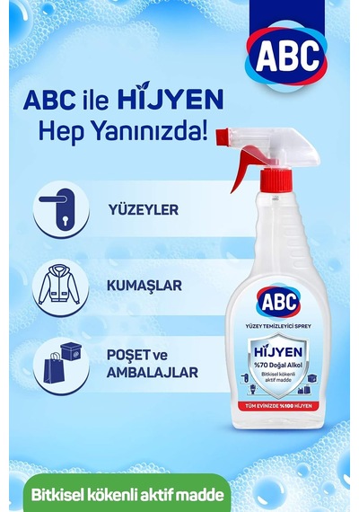 Yüzey Temizleyici Hijyen Sprey 750 Ml Diğer
