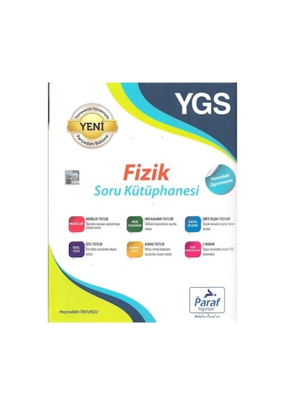 Paraf Yayınları Ygs Fizik Soru Kütüphanesi Paraf Yayınları