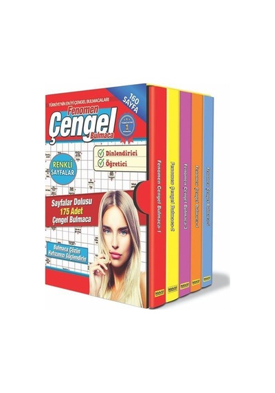 Fenomen Çengel Bulmaca Seti 5 Kitap