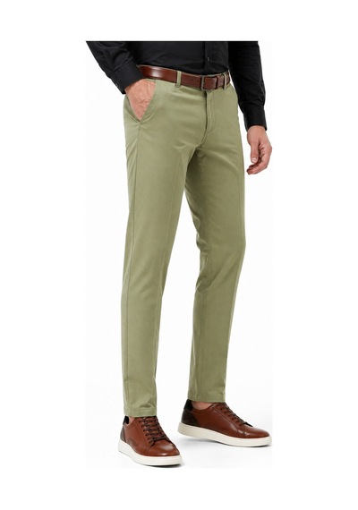 Lavetto Erkek Kanvas Pantolon Regular Kalıp Yazlık Bgl-st05408 Haki