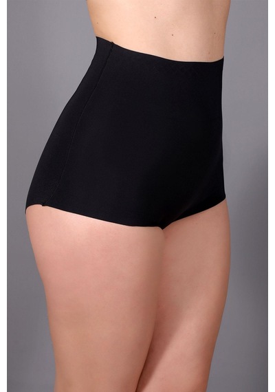 Cotonhause Kadın Lazer Kesim Yüksek Bel Siyah Slip Korse C8t0n2o963 Sıyah