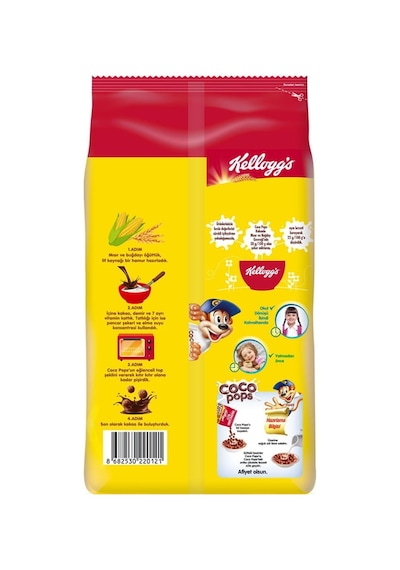 Kellogg's Coco Pops Çikolatalı Buğday Ve Mısır Gevreği 700 Gr, Lif,demir Ve 6 Vitamin İçerir 6'li P