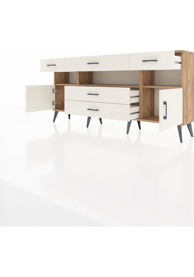 Arges Konsol 3 Raflı 5 Çekmeceli 2 Kapaklı 176x30x83 Çam-aytaşı/aytaşı Aytaşı/aytaşı Arges Konsol 3 Raflı 5 Çekmeceli 2 Kapaklı 176x30x83 Çam-aytaşı/aytaşı Aytaşı/aytaşı